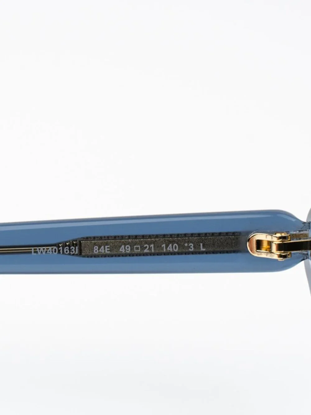 Loewe Women Sunglasses Blue Grey Round LW40163I 84E NEW AUTHENTIC